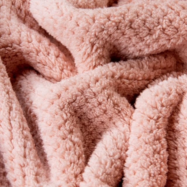 VOLO Hero Hair Towel - Ultra Soft Nanoweave™ Microfiber, Quick Drying & Anti-Frizz, Large Wrap in Cloud Pink