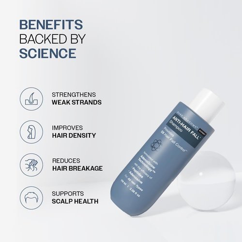 Bare Anatomy Anti Hair Fall Shampoo | 5x Hair Fall Control & Growth | Contains Biotin Adenosine, & Peptides | For All Hair Types | For Women & Men | 100ml
