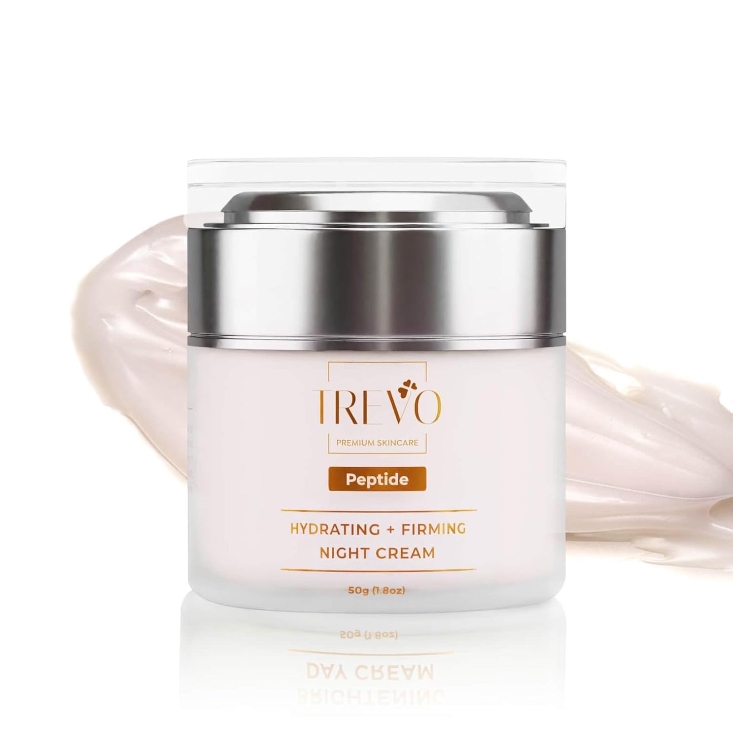 Trevo Peptide Hydrating Night Cream - Advanced Anti-Aging Moisturizer with Peptides & Retinol - 50g/1.8oz