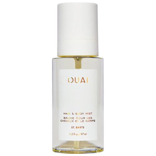 OUAI St. Barts Hair and Body Mist - Tropical-Scented Hair Perfume and Body Spray - Notes of Dragonfruit, Orange Blossom, Tuberose & Musk (3.3 Fl Oz)