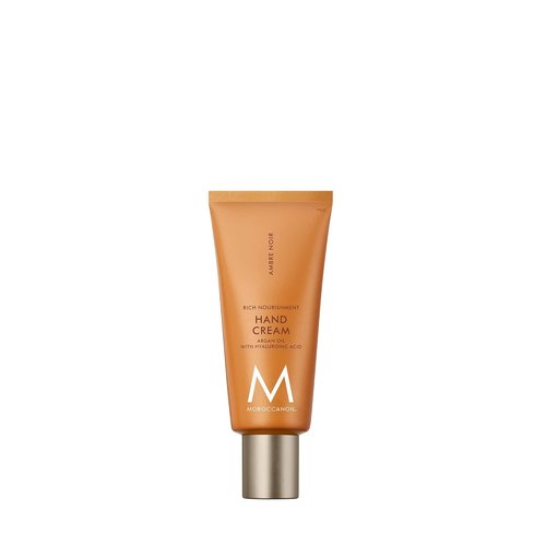 Moroccanoil Hand Cream - Ambre Noir Scent | Nourishing Moisturizer, 1.4 Fl Oz