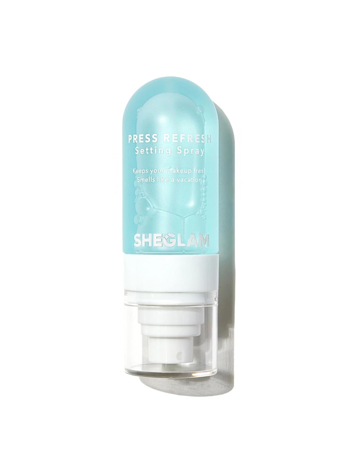 SheGlam Press Refresh Setting Spray - Moisturizing, Long-Lasting Oil Control | Non-Greasy Green