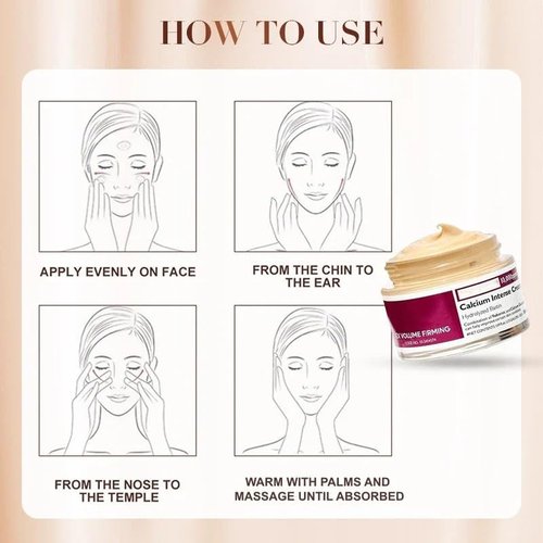 Regine Switzerland Advanced Calcium-Infused Moisturizing Cream - Intense Hydration for Deep Wrinkles (50 ml)
