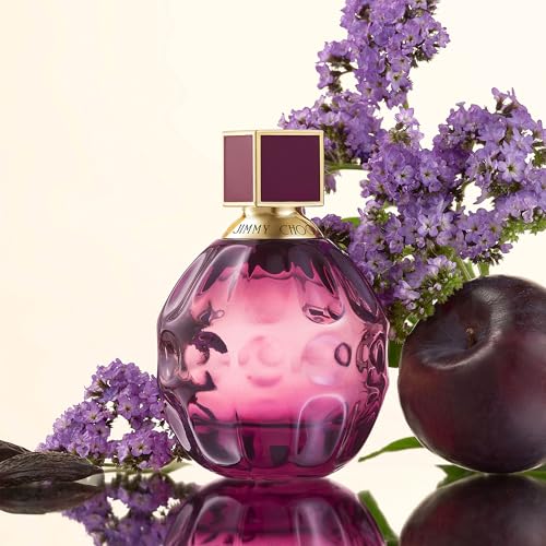 JIMMY CHOO - Fever Eau de Parfum Travel Spray - Women's Fragrance - Floral Gourmand - With notes of Black Plum Nectar, Heliotrope & Roasted Tonka Bean - 0.33 Fl Oz