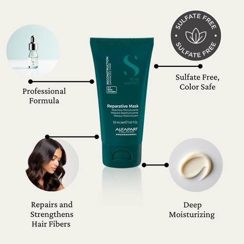 Alfaparf Milano Reparative Hair Mask - Deep Nourishment for Damaged Hair | 200ml