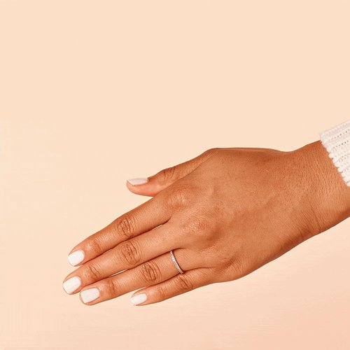 OPI Nail Lacquer Funny Bunny - Sheer Soft White Crème | Chip Resistant, Fast Drying, Streak Free