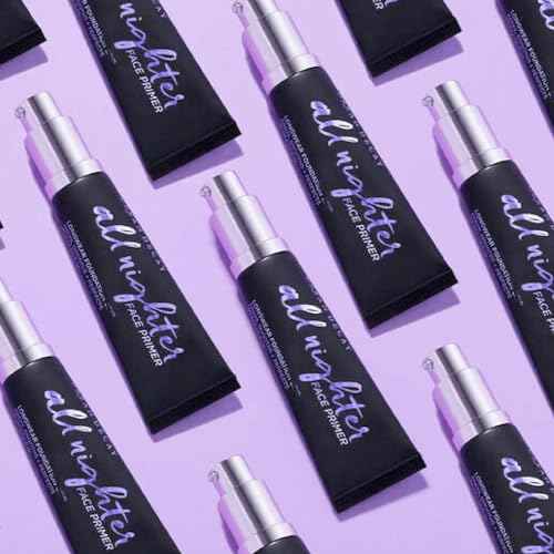 Urban Decay All Nighter Longwear Face Primer - Smoothing & Hydrating Base for Foundation Face Makeup, Sheer & Lightweight, Helps Smooth & Even Skin, For All Skin Types, Paraben-free, Vegan