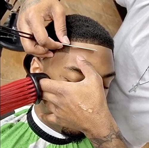 Crispy Linez Barber Turkish Razor | Professional Straight Razor (Black & Silver)