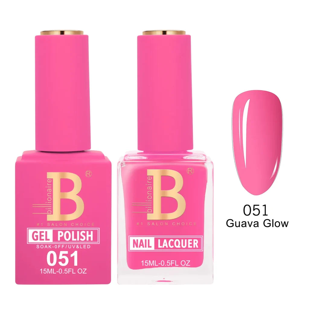 Matching Gel & Lacquer Nail Polish Duo Set - Multiple Colors