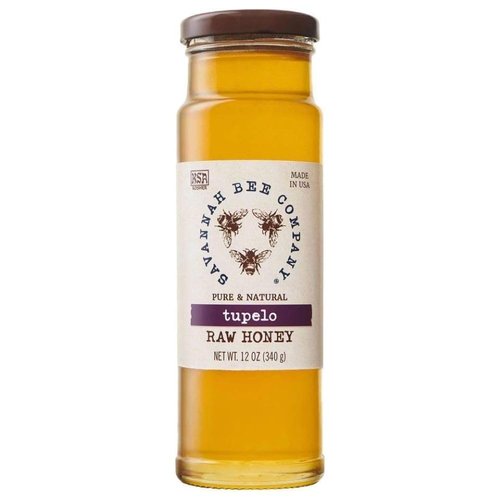 Savannah Bee Company Tupelo Honey - Pure Raw Honey for Natural Sweetness - 12 Oz