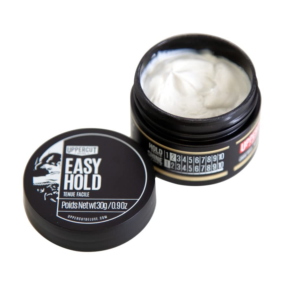 Uppercut Deluxe Hair Pomade - Easy Hold, Natural Finish, Water-Based Formula | 0.9 oz / 30g