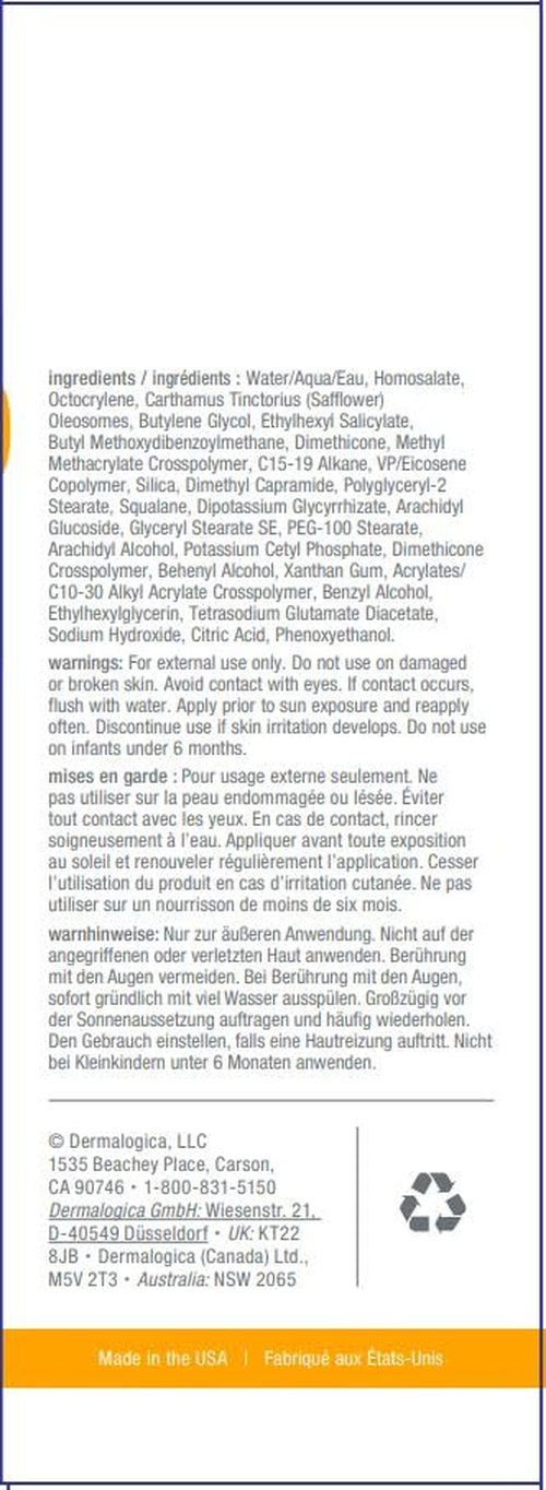 Dermalogica Protection 50 Sport Sunscreen SPF50 - Broad Spectrum Sunscreen Lotion for Face and Body, 5.3 Fl Oz