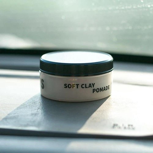 Rudy's Soft Clay Pomade - Lightweight, Pliable Hold for Waves & Texture - Paraben Free (2.2 oz)