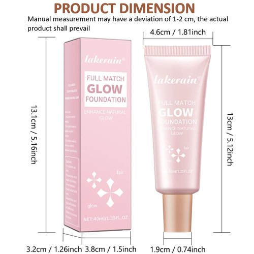 Natural Glow Illuminator Glotion - Multipurpose Hydrating Makeup Highlighter (Fair, 01)