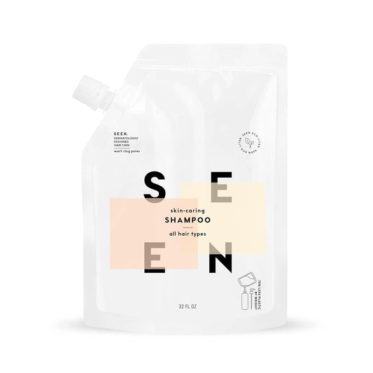 SEEN Shampoo Eco-Refill - Non-Comedogenic Hair Care for Sensitive, Eczema & Acne-Prone Skin | Dermatologist-Developed