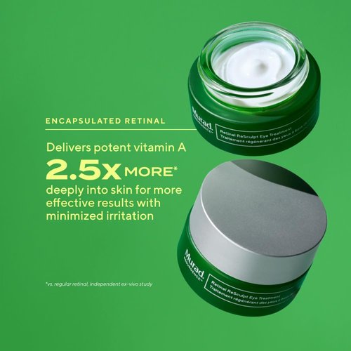 Murad Retinal ReSculpt Eye Lift Treatment - Age-Defying Cream with Encapsulated Retinal & Oat-Firming Film - 0.5 Fl Oz