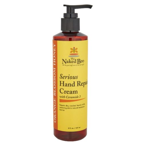 Naked Bee Orange Blossom Honey Hand Cream - Intensive Nourishing Formula for Soft, Smooth Hands | 8 oz