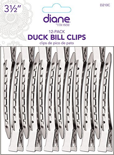 Diane Duck Bill Hair Clips 12 Pack