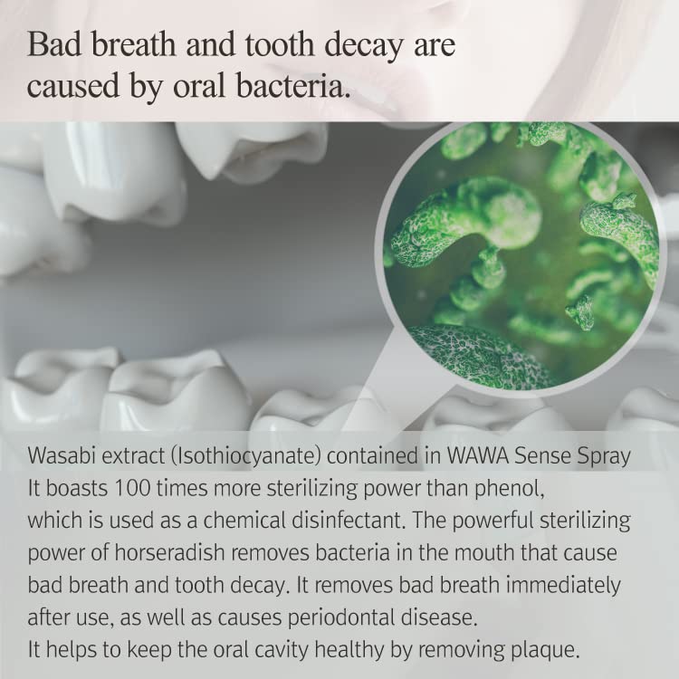 ROROBELL Wawa Sense Spray Oral Care Mouth Freshener Fights Bad breath ((1/3 Fl Oz (Pack of 3)))
