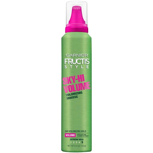 Garnier Fructis Style Sky-Hi Volume Mousse - Extreme Hold, 6.4 Ounce | Pack of 3