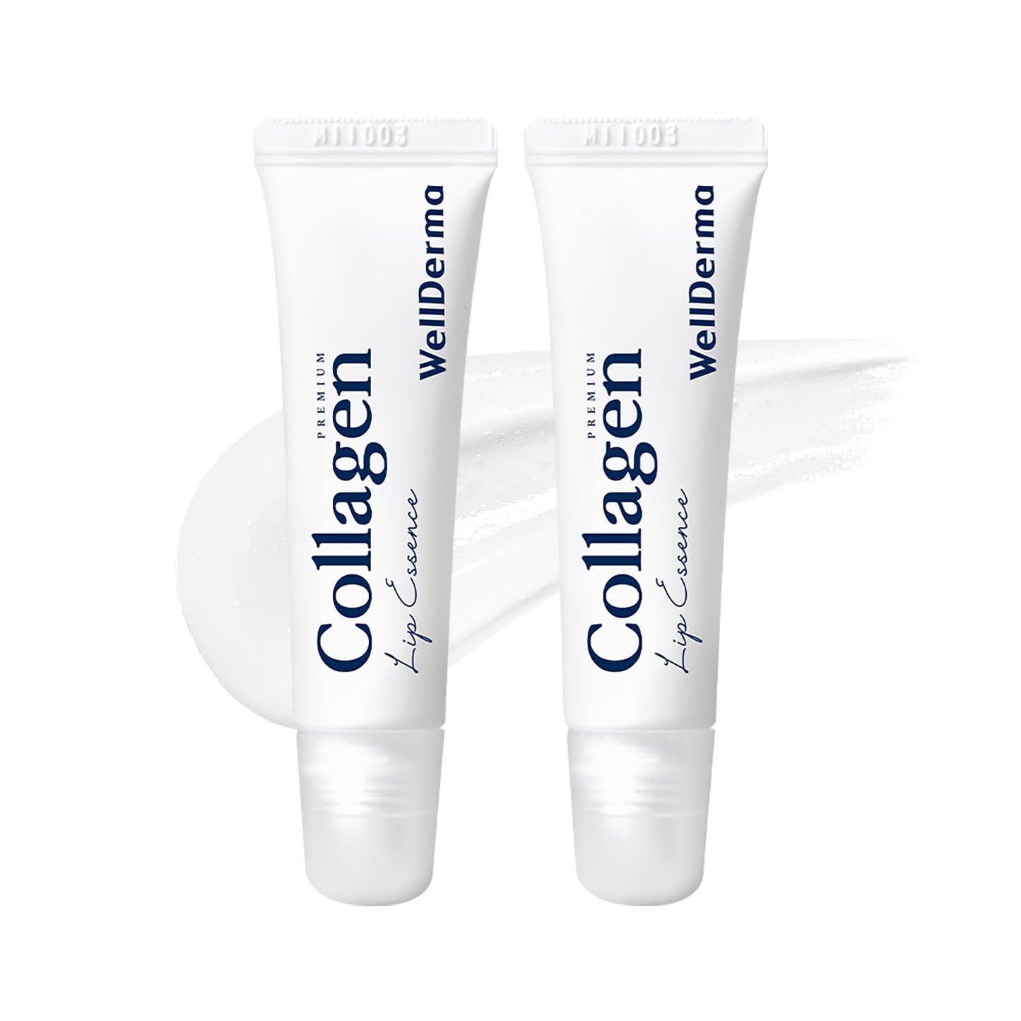 WELLDERMA Collagen Hydro Lip Essence - 2-Pack, 11mL Each | Smooth Glossy Finish with Collagen & Hyaluronic Complex