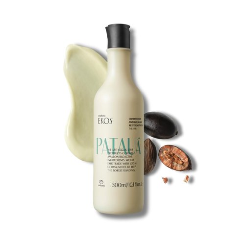 Natura Ekos Patauá Hair Conditioner - Anti-Breakage & Strengthening Formula - Vegan Care - 10.1 fl oz (300ml)