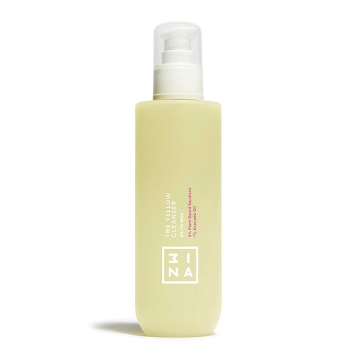 3ina MAKEUP - Yellow Oil Cleanser with 5% Plant-Based Squalane & 1% Avocado Oil | Vegan & Cruelty-Free