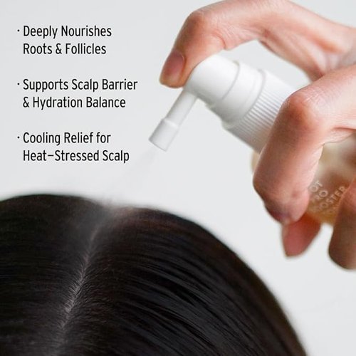 **L01 Korean Root Pro Booster Scalp Care Serum Spray - Herbal Composition with Copper Tripeptides for Hair Loss**