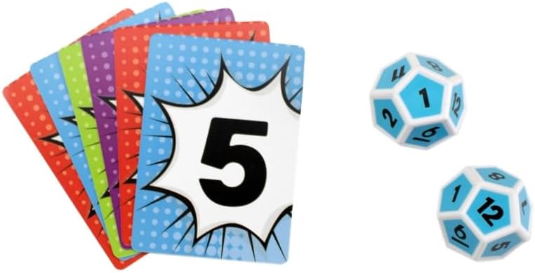 University Games | Scholastic Math Match Travel Dice Game - Fun Math Reinforcement for Kids Ages 5+