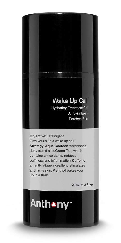 Anthony Wake Up Call Face Moisturizer - Anti-Puffiness & Refreshing Caffeine Formula, 3 Fl Oz