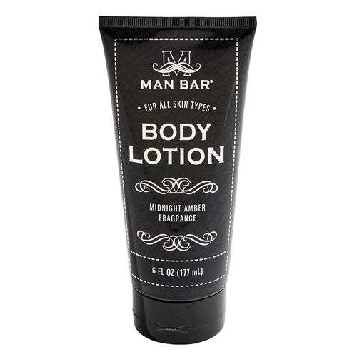 San Francisco Soap Company Man Bar Body Lotion - Midnight Amber (6 Oz) | Long-Lasting Hydration for Men