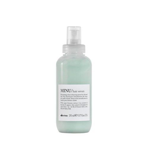 Davines MINU Hair Serum - Protective Leave-In Moisturizer for Colored Hair | 5.07 Fl Oz, Enhances Shine