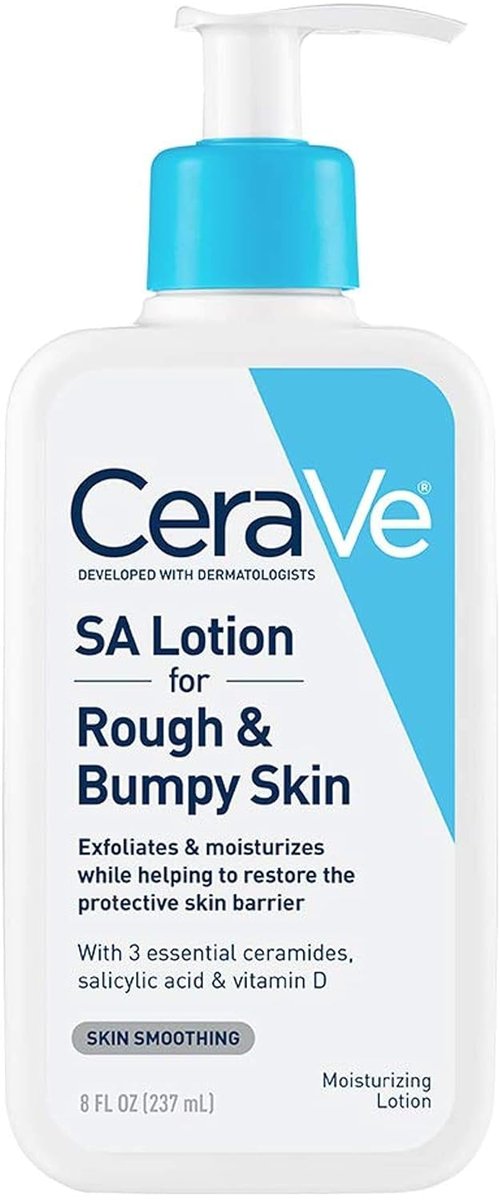 CeraVe SA Lotion - Fragrance-Free Hydrating Treatment for Rough & Bumpy Skin - 8 Ounce
