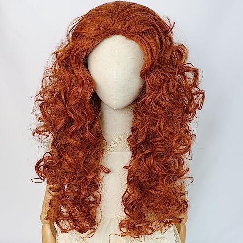 HUNIGIR Kids Blonde Wig M3gan Wig Girls Long Wavy Wig Honey Blonde Cosplay Princess Wig Women Heat Resistant Synthetic Halloween Costume Wig with Wig Cap (Honey Blonde)