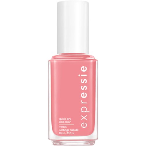 Essie Expressie Nail Polish - Quick-Dry Rose Pink Vegan Formula | 0.33 Fl Oz for Effortless Application