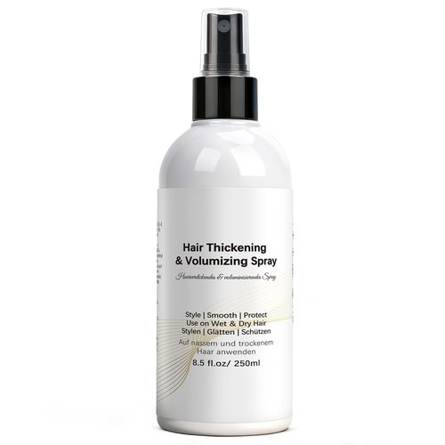 Hair Texture Spray for Women, Volume Spray Adds Body, Shine & Heat Protection for Thin and Fine Hair, Lightweight, Fine Mist with Camellia Seed Oil + Keratin, 8.5 oz