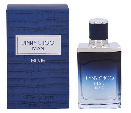 Jimmy Choo - Man Blue Eau de Toilette - Aromatic Leather & Woody Men's Fragrance - 3.3 oz
