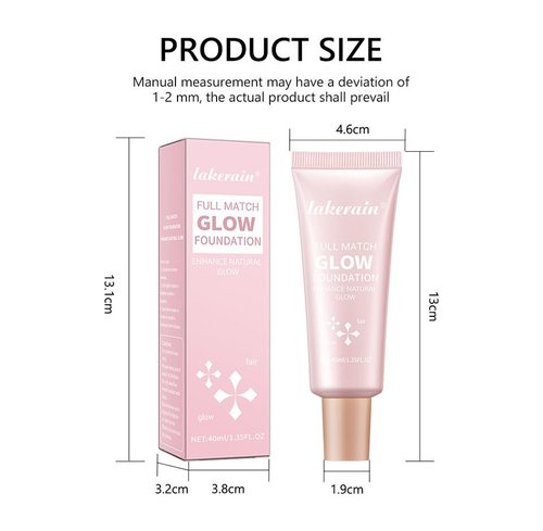 Natural Glow Illuminator Glotion - Hydrating, Long-Lasting Highlighter for Face & Body with Sheer to Light Buildable Coverage and Radiant, Sun-Kissed Look, 1.35 fl oz (#3 Medium, 1 Piece)