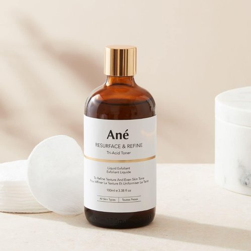 Ané Tranexamic Toner - Hydrating AHA & BHA Liquid Exfoliant for Bright, Even Skin Tone - Vegan