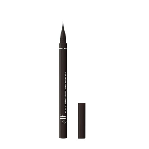 e.l.f. Holy Strokes Brow Pen - Micro-Fine Liquid Eyebrow Makeup for Detailing, Vegan & Cruelty-Free, Espresso