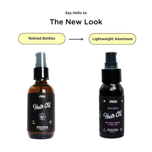 O'Douds Balance Hair Oil - Control Dry, Flyaway & Frizzy Hair - Hydrates & Protects - 2 oz.