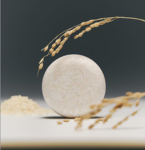 ARENCIA Rice Water Shampoo Bar - Natural Hair Growth & Strengthening Formula with Biotin & Protein