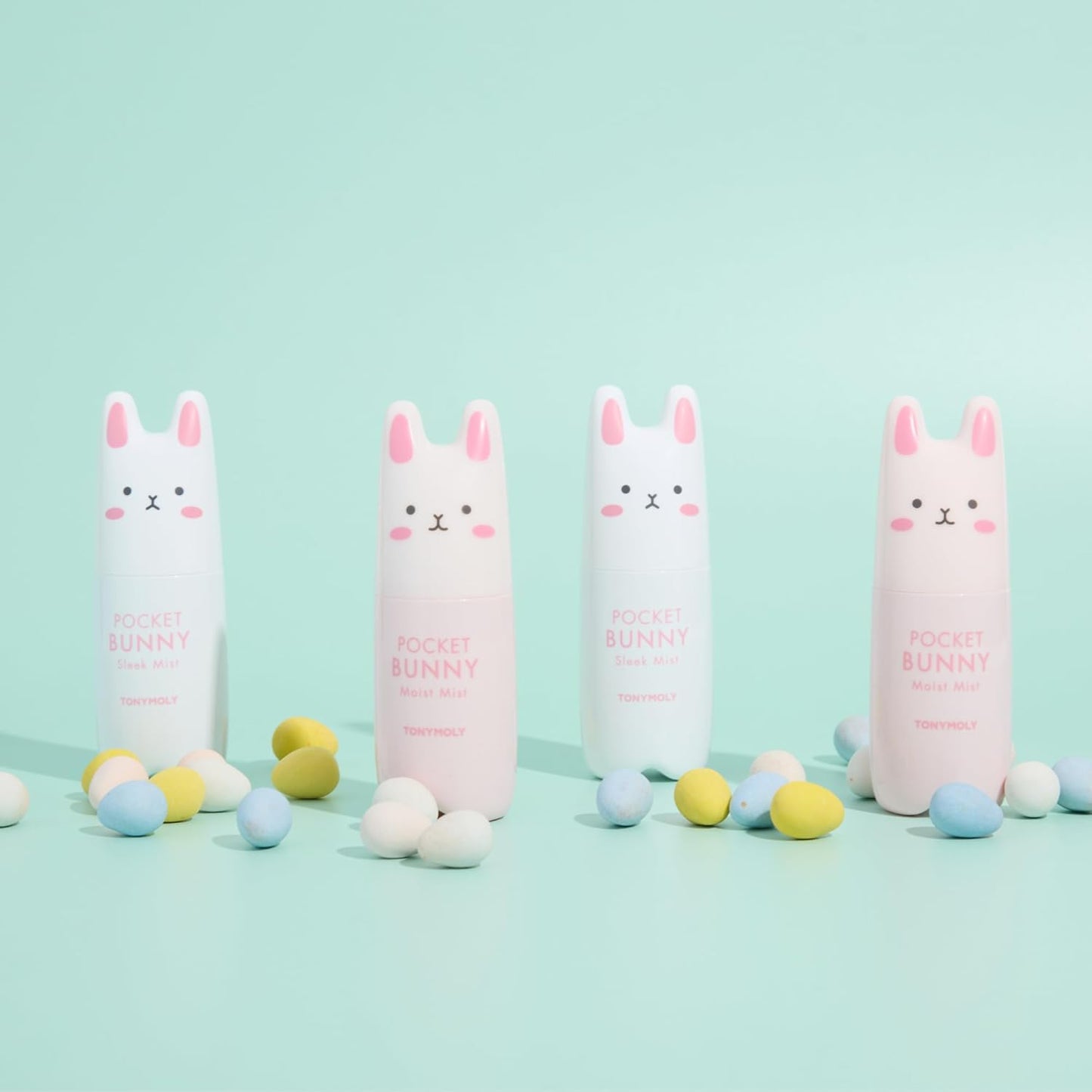 TONYMOLY Pocket Bunny Facial Mist - Hydrating Aloe & Berry Face Spray - Cute Travel Size K-Beauty Essential