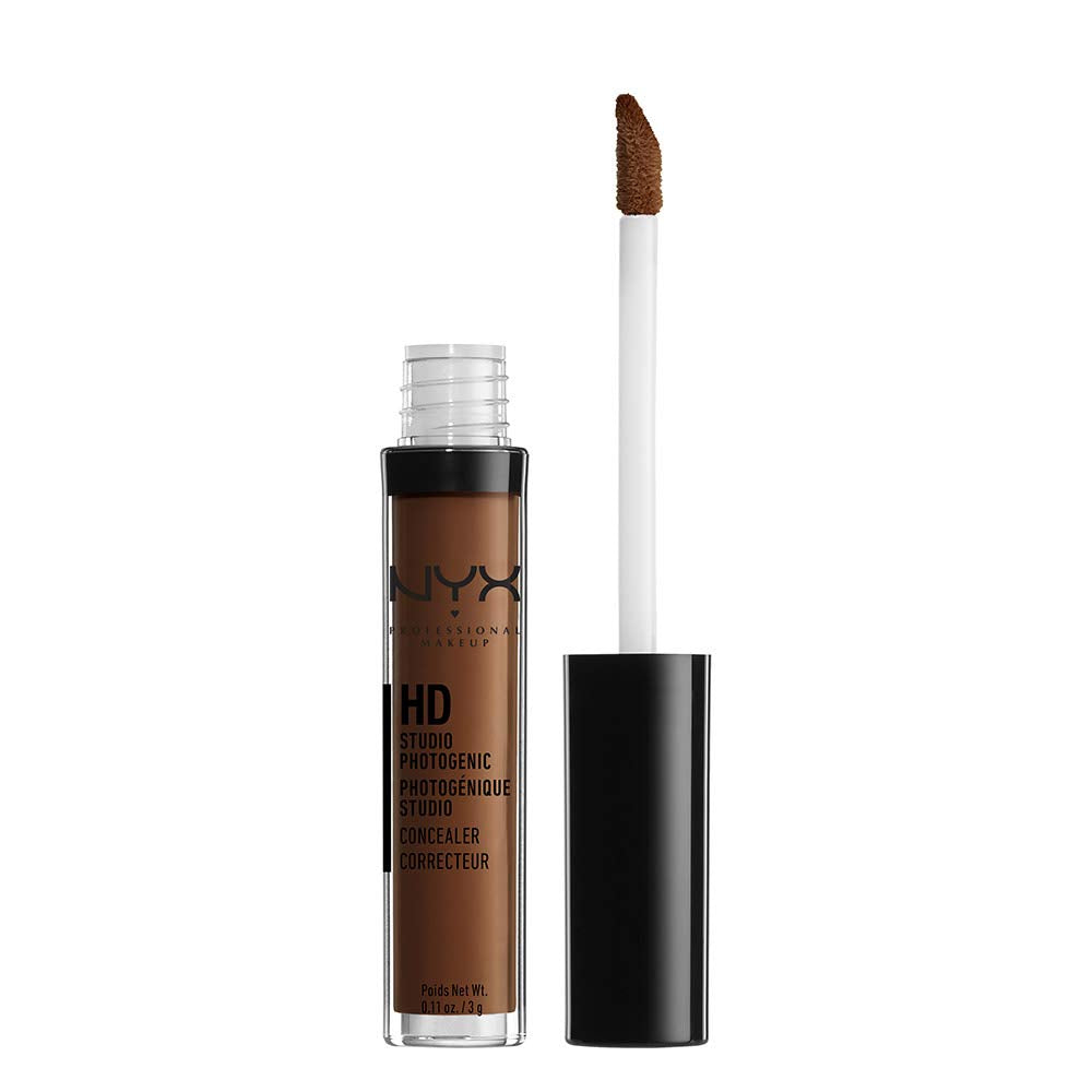NYX PROFESSIONAL MAKEUP HD Studio Photogenic Concealer Wand, Medium Coverage - Deep Espresso