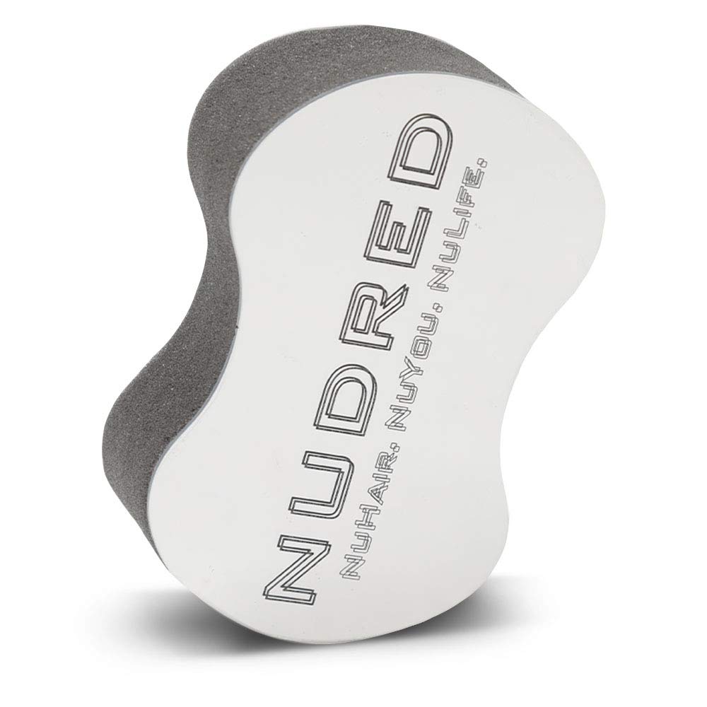 Upgraded Nudred Hair Sponge Brush- Texturizer, Hair Care Twister for Black Men/Women | Twist & Curl Comb| Barber Curling Tool for Afro Curly Hair Styling - Dreads, Curls, Coils | Large Holes (Silver)