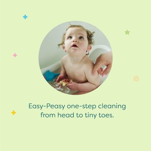 Babyganics Baby Shampoo & Body Wash - Gentle Chamomile Verbena Formula, 16oz Pump Bottle