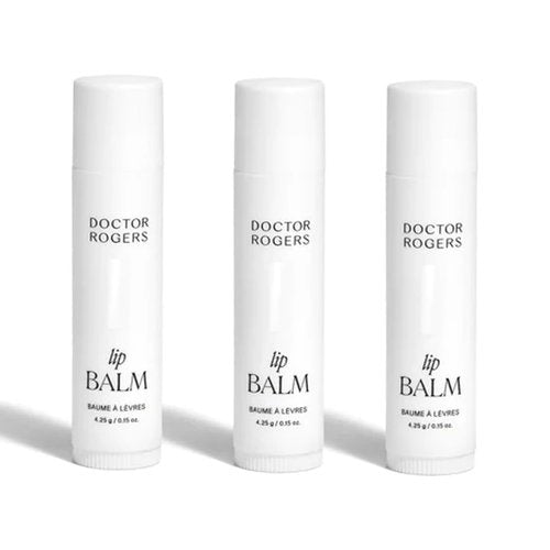 Doctor Rogers Lip Balm - Hydrating & Softening Moisturizer for Very Dry Lips | Natural & Hypoallergenic, 0.15 Ounce (Pack of 3)