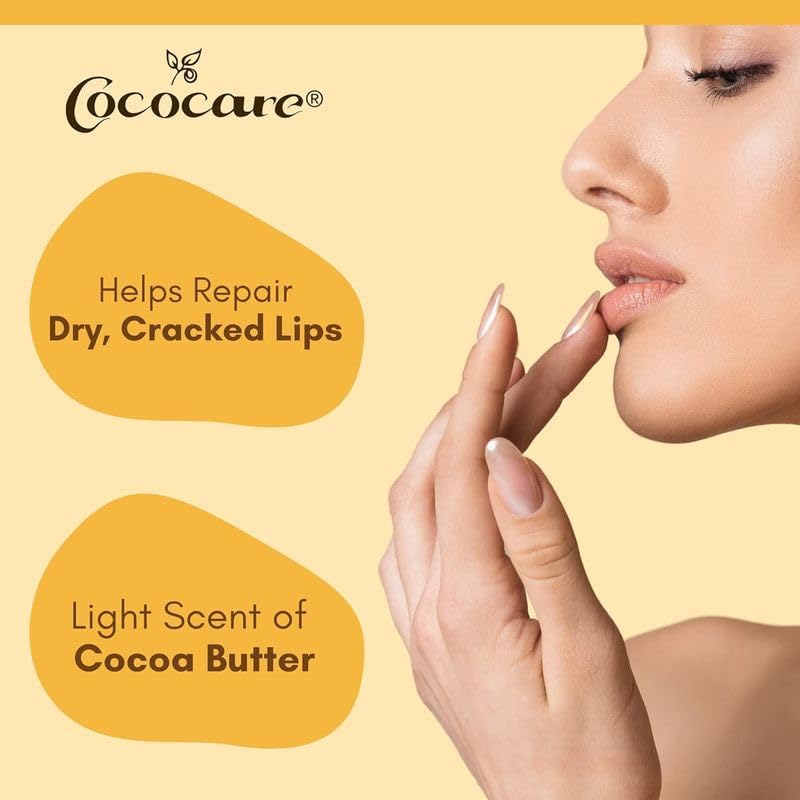 CocoCare Lip Balm - Nourishing Cocoa Butter Formula | 0.15 Ounce Moisturizer
