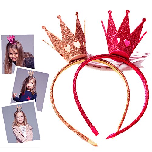 Ever Fairy Girls Shiny Crown Hairband Princess Girl Crown Headband Wedding