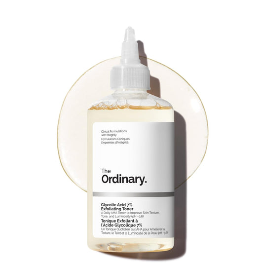 The Ordinary Glycolic Acid 7% Exfoliating Toner - Brightening & Smoothing Daily Skin Care
